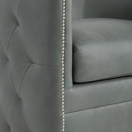 Palazzo Leather Swivel Chair