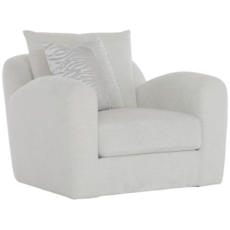 Asher Fabric Swivel Chair