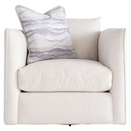 Lille Fabric Swivel Chair