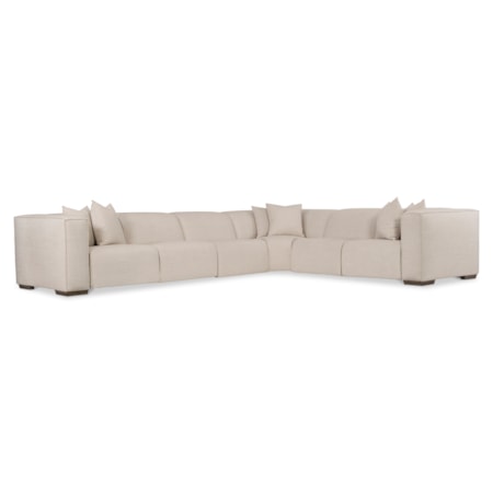 6-pc. Power Reclining Sectional w/Block Feet