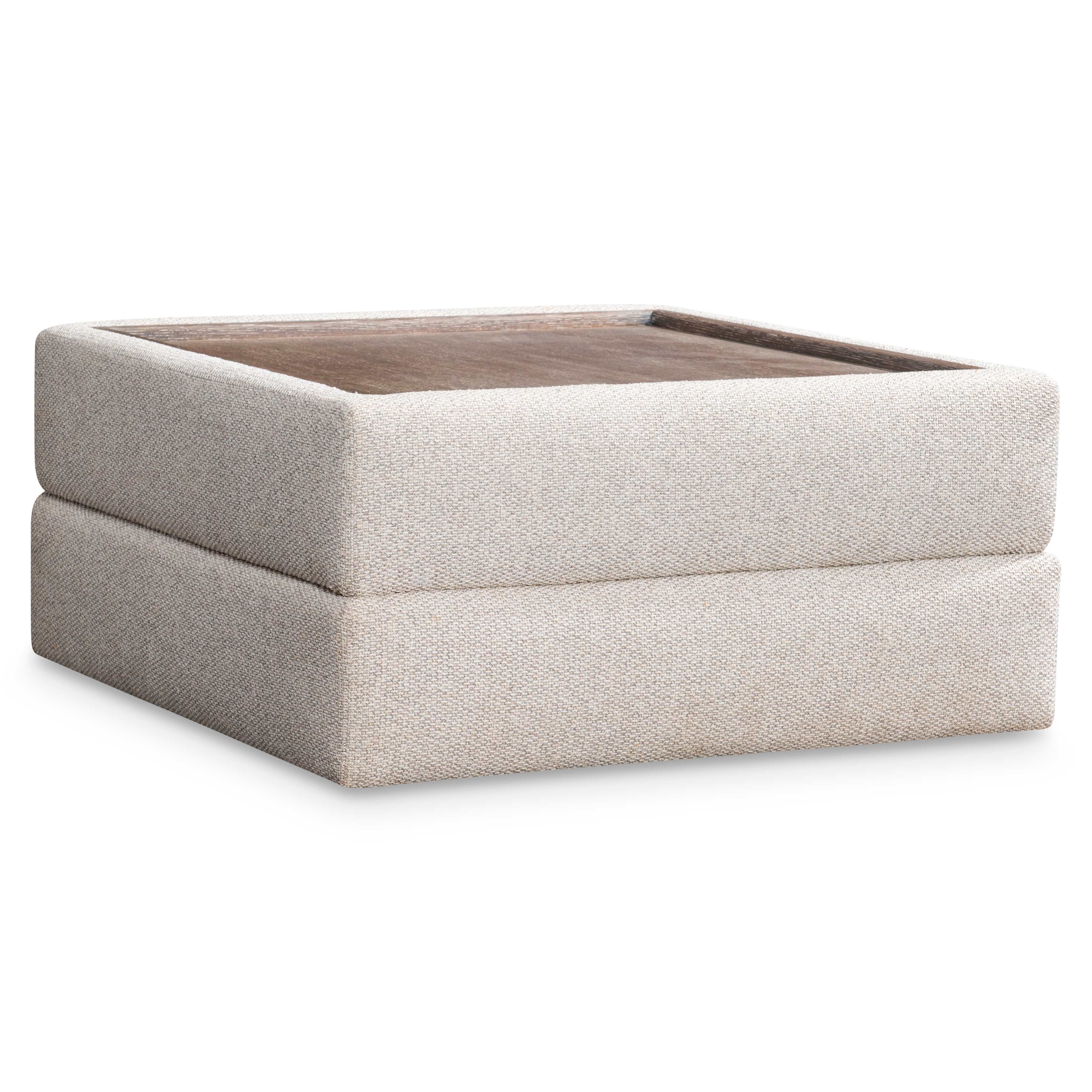 Vista Fabric Ottoman