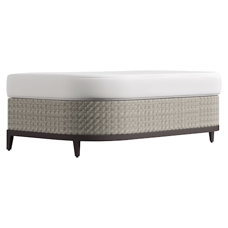 Captiva Fabric Ottoman