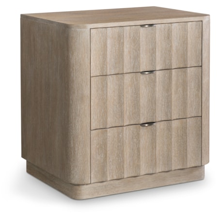 Loggia 3 Drawer Nightstand