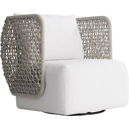 Lomani Outdoor Swivel Chair