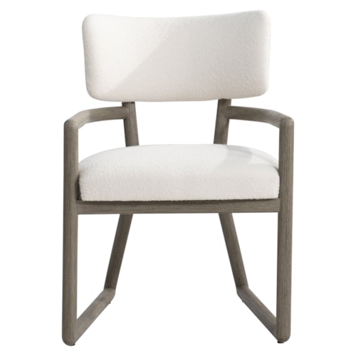 Contemporary Outdoor Dining Arm Chair
