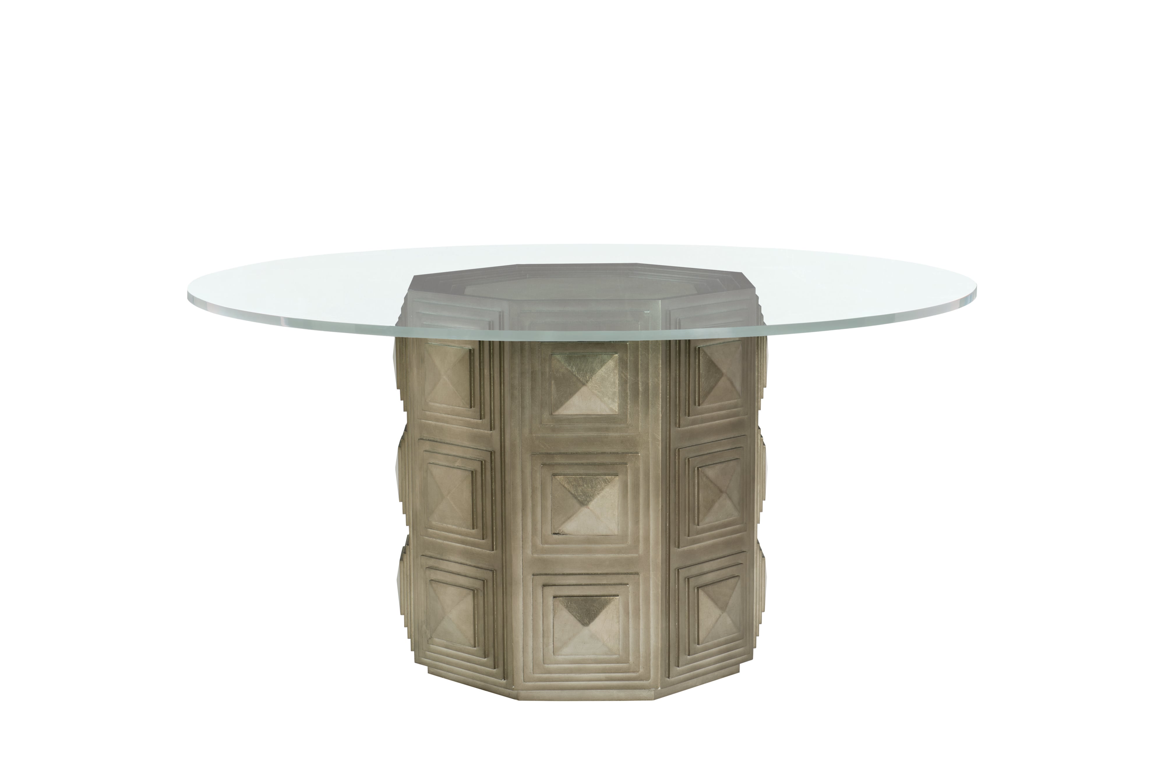 brass round table base