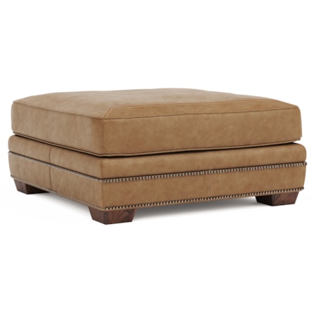 Grandview Leather Ottoman