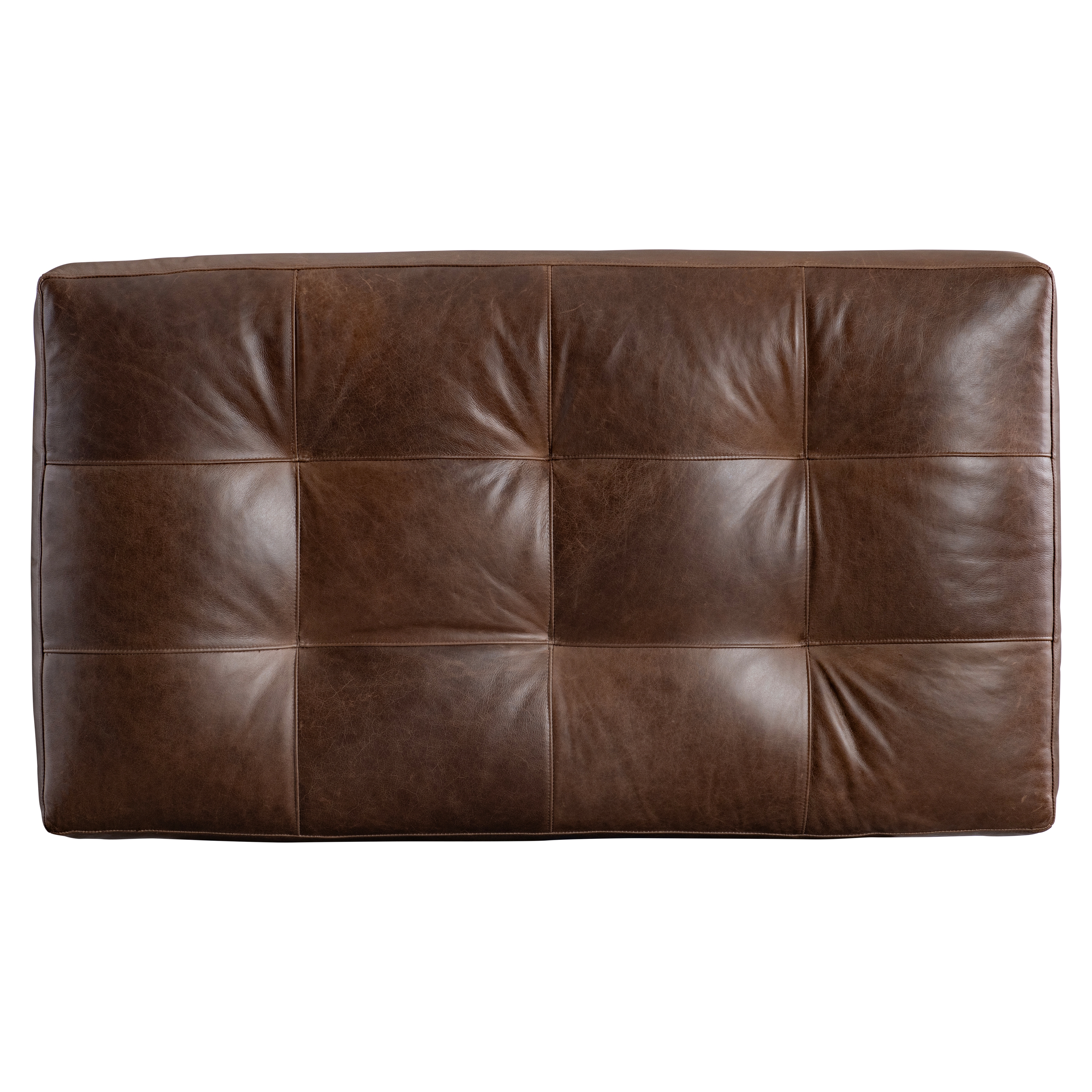 Nest Leather Ottoman