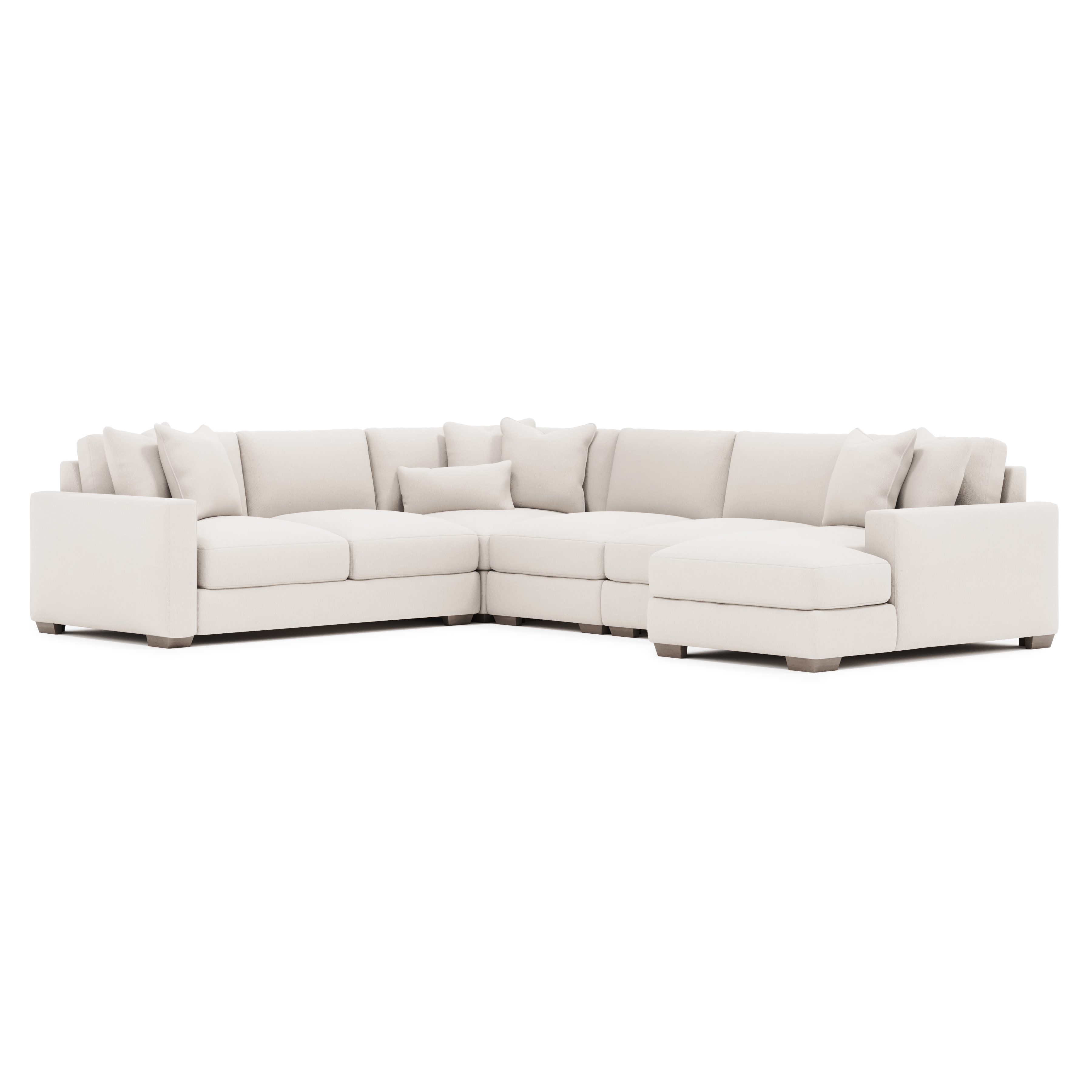 5-pc. U-Shape Sectional w/Chaise