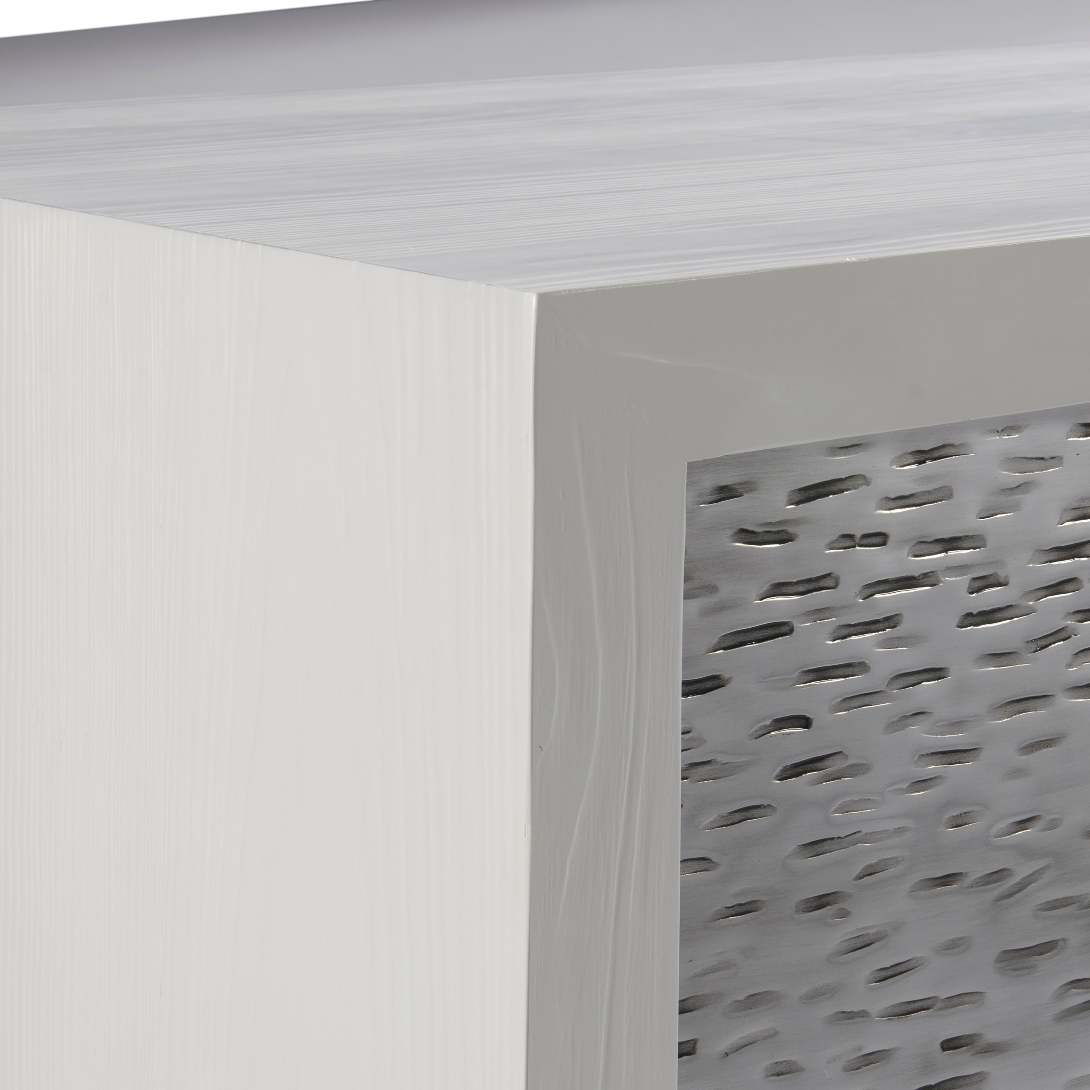 Bernhardt Bernhardt Interiors 3-Door Buffet w/Polished Aluminum Overlays