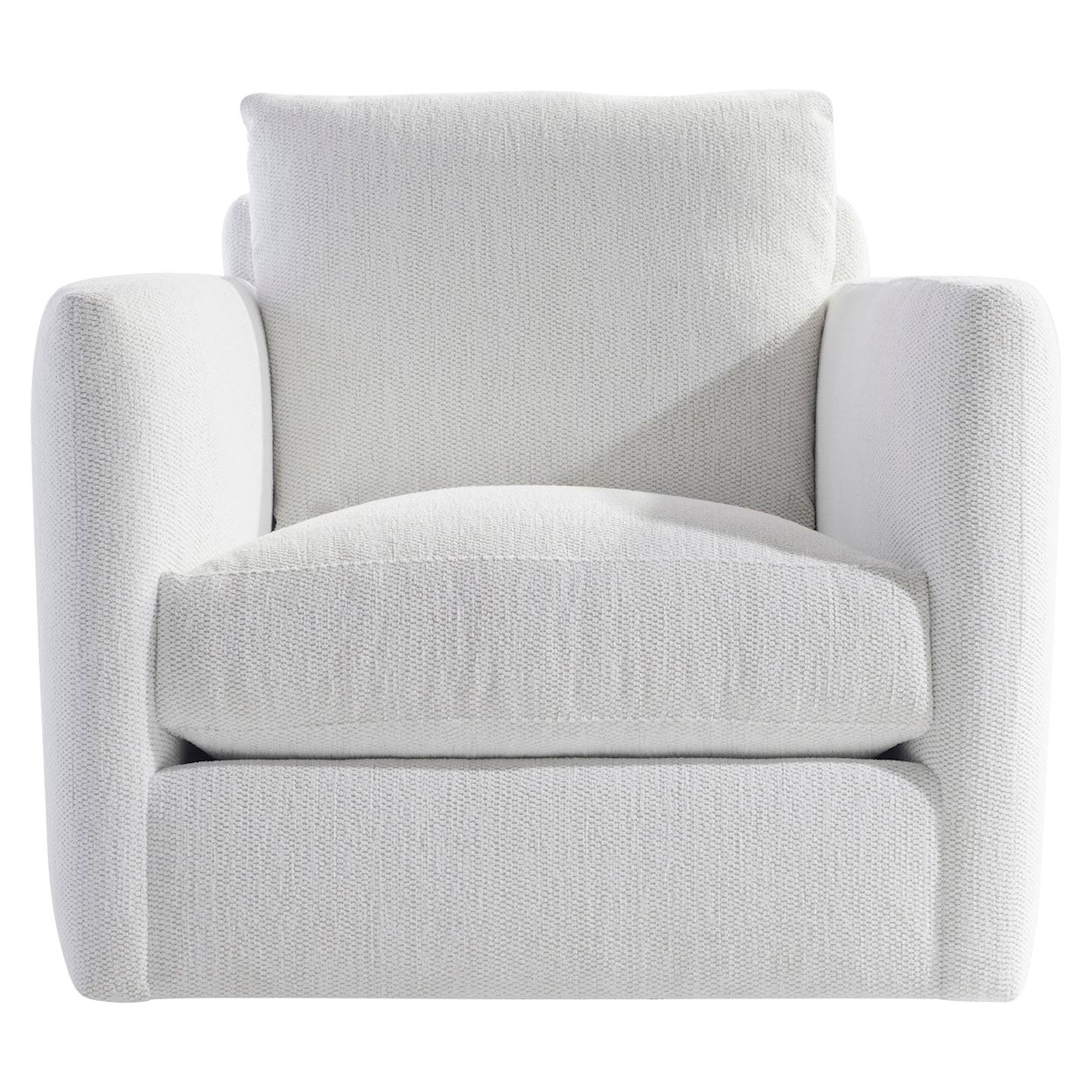 Bernhardt Plush Rory Fabric Swivel Chair