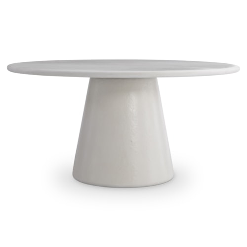 Laurel 60" Rd. Bell-Pedestal Outdoor Dining Table
