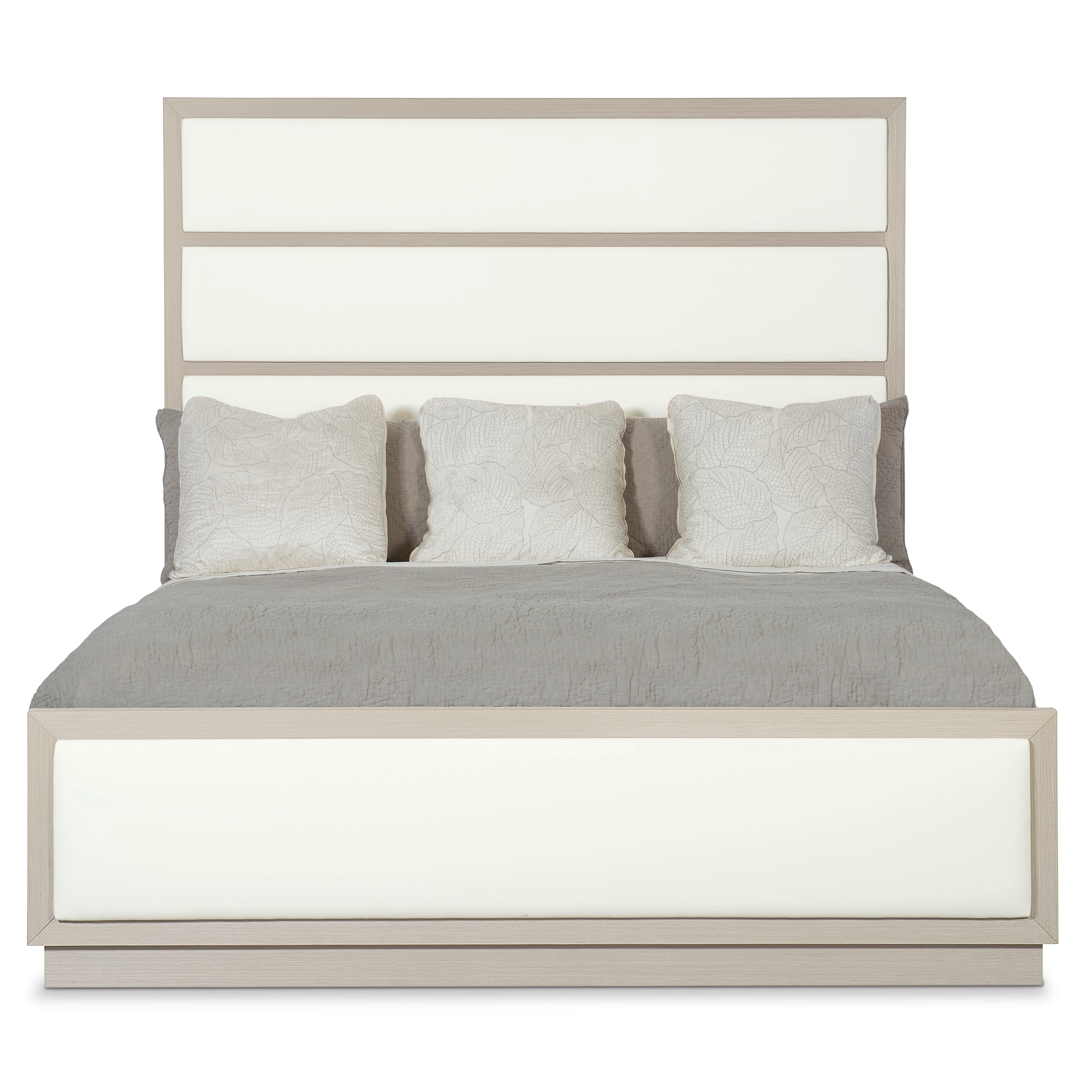 Queen Upholstered Panel Bed
