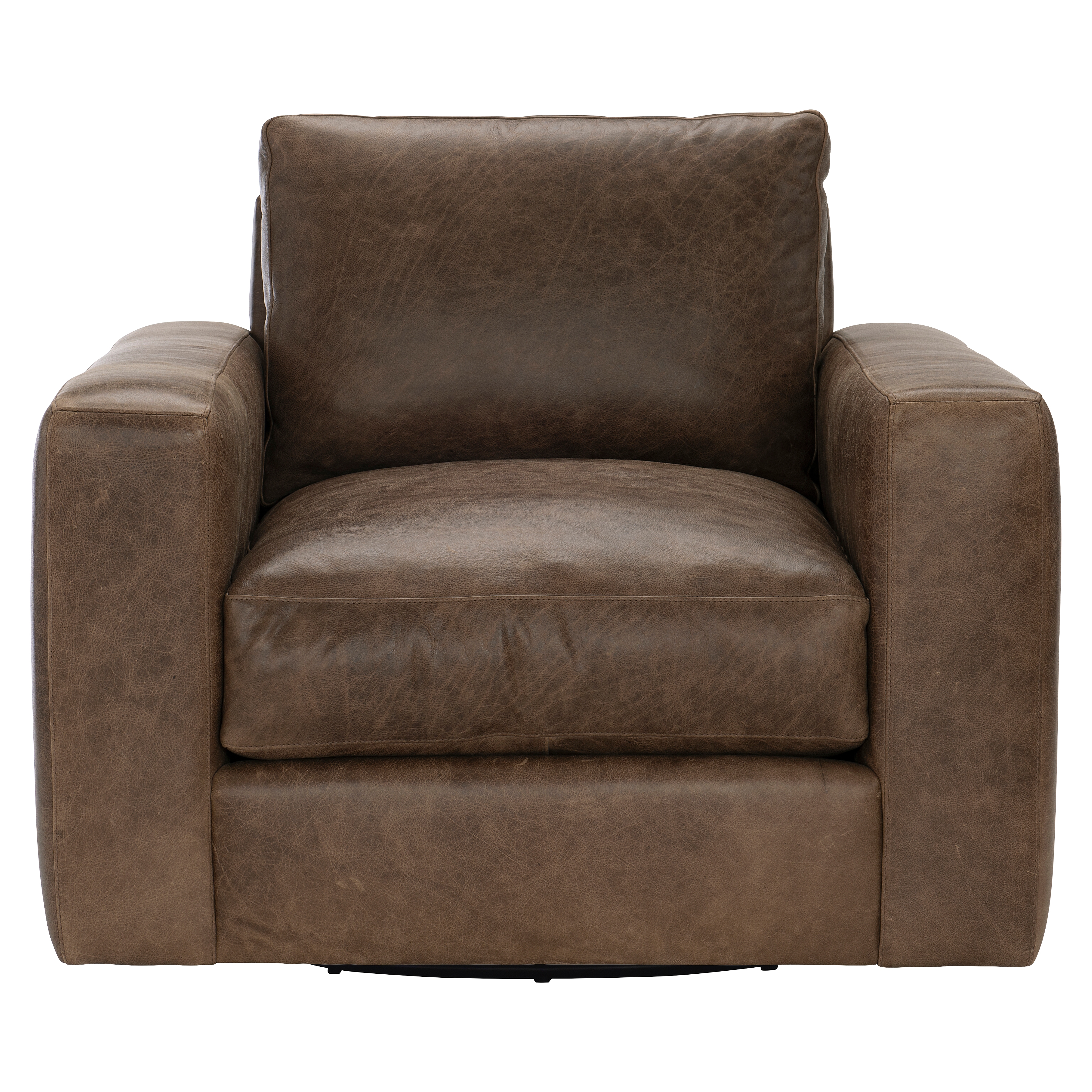 Dawkins Leather Swivel Chair