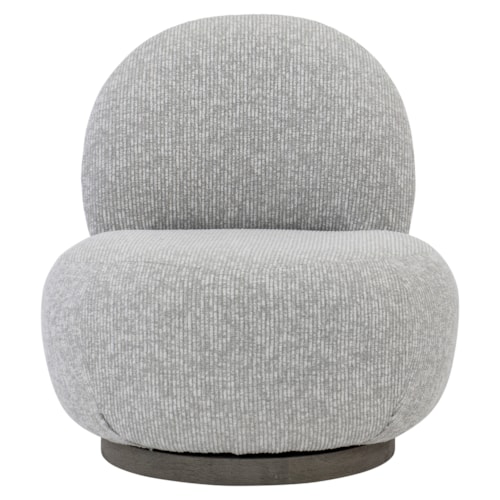 Contemporary Outdoor Swivel Accent Chair