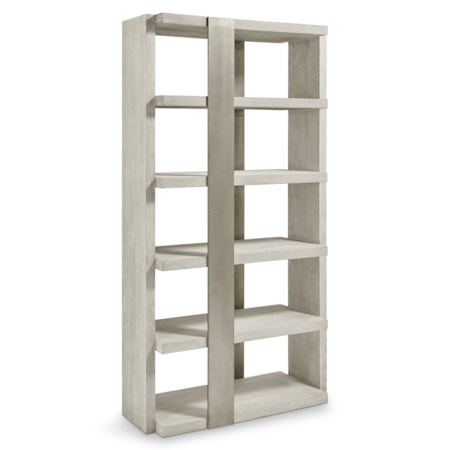 5-Shelf Etagere w/Aluminum Posts