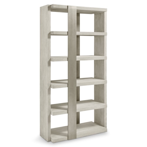 Complementary 5-Shelf Etagere w/Aluminum Posts