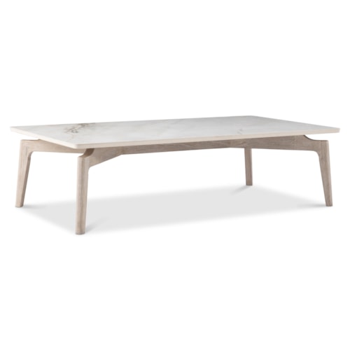 Contemporary Aurora Rectangle Outdoor Cocktail Table