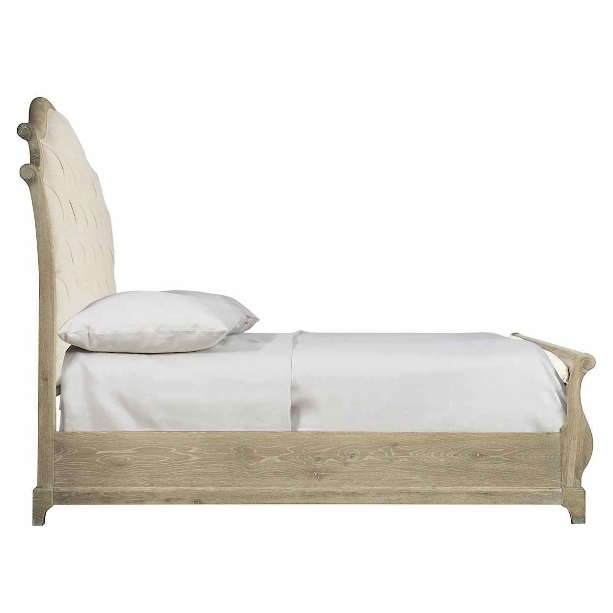 Bernhardt Rustic Patina King Upholstered Bed