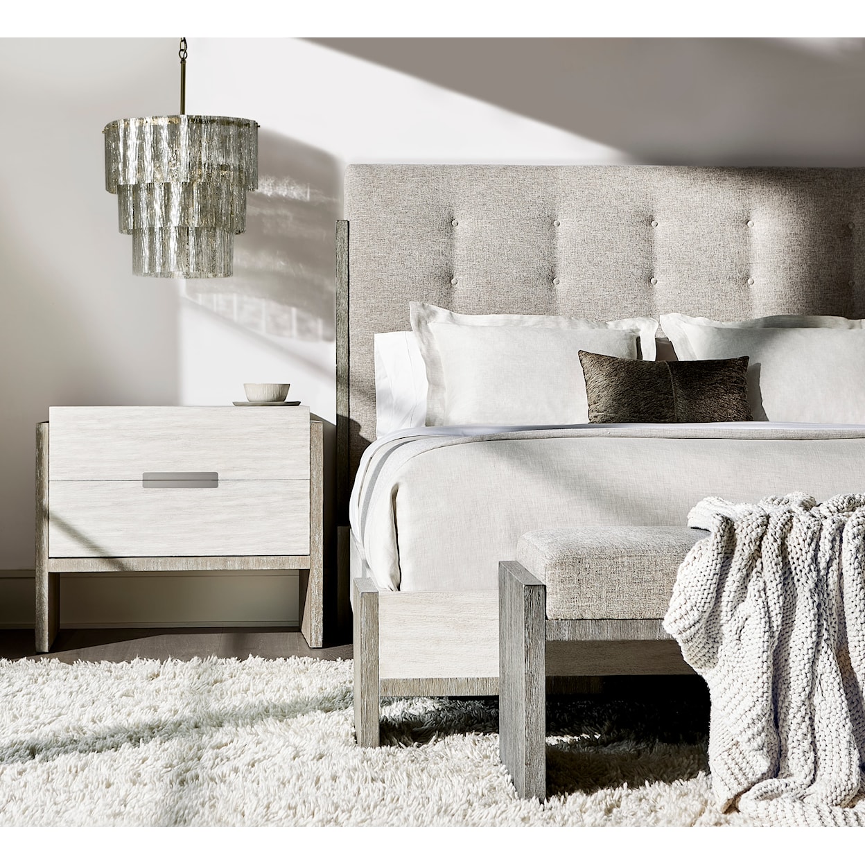 Bernhardt Foundations Queen Panel Bed