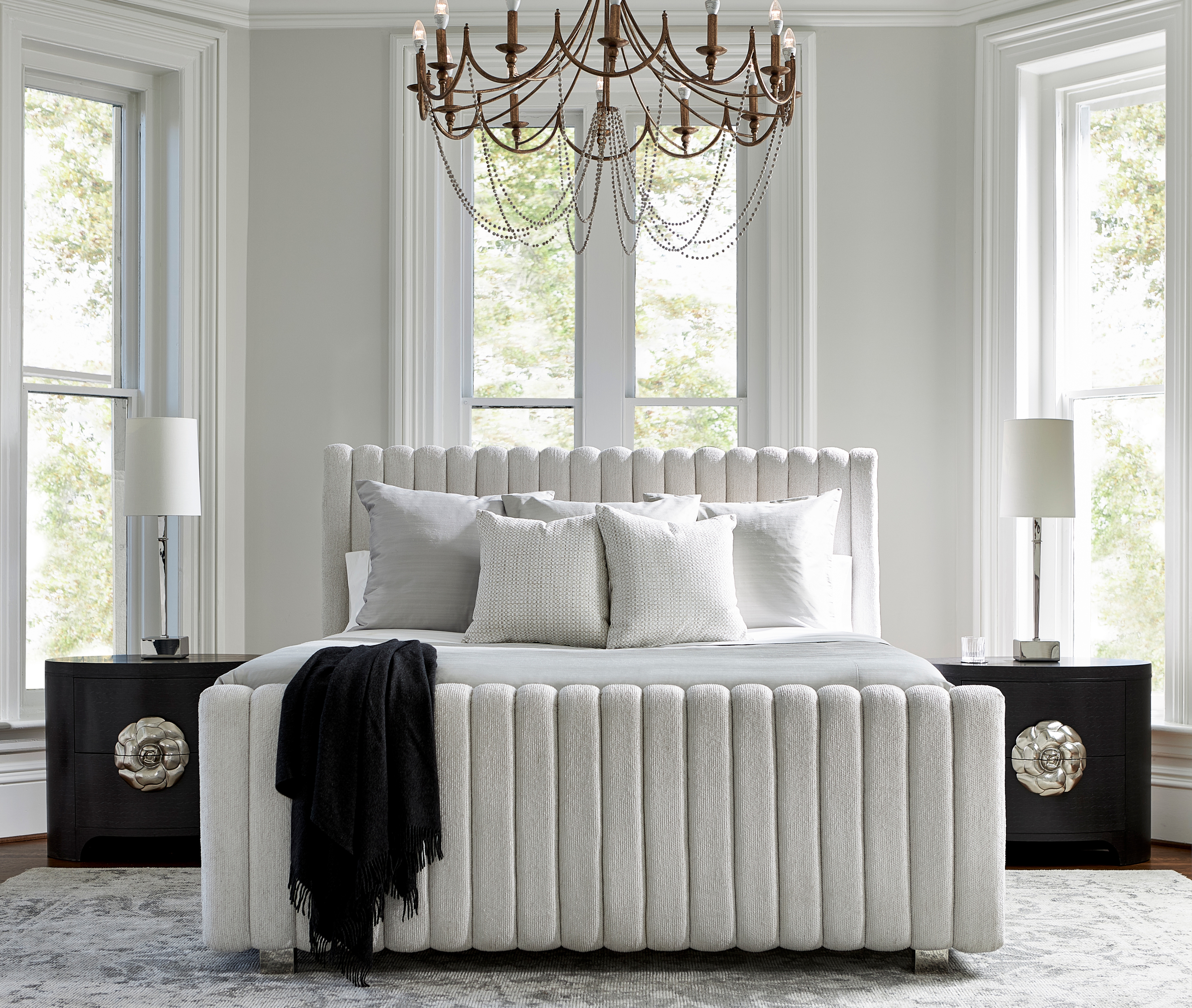 Bernhardt Silhouette Silhouette Panel Bed Queen
