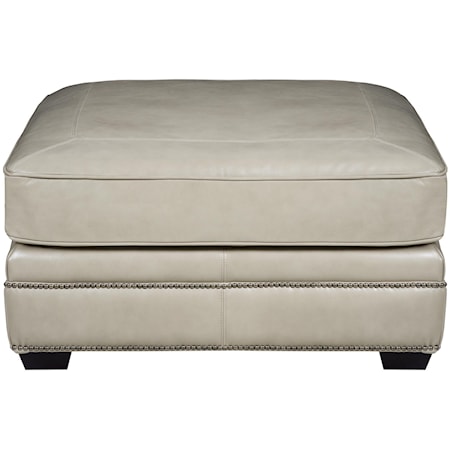 Grandview Leather Ottoman