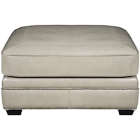 Grandview Leather Ottoman