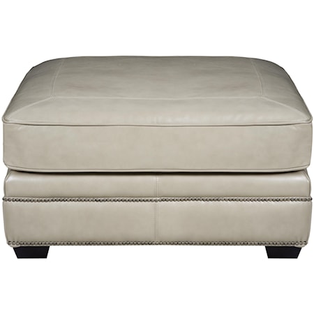 Grandview Leather Ottoman