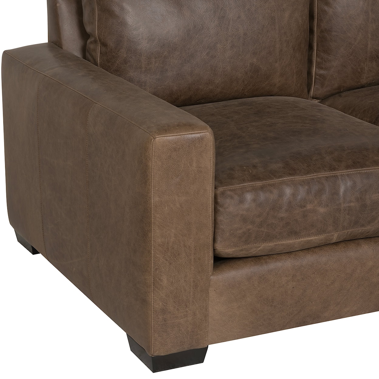 Bernhardt Bernhardt Living Dawkins Leather Loveseat