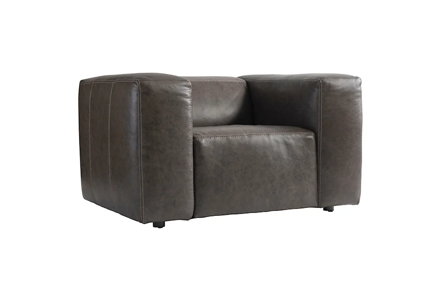 Plush Leather Chair by Bernhardt at Belfort Furniture