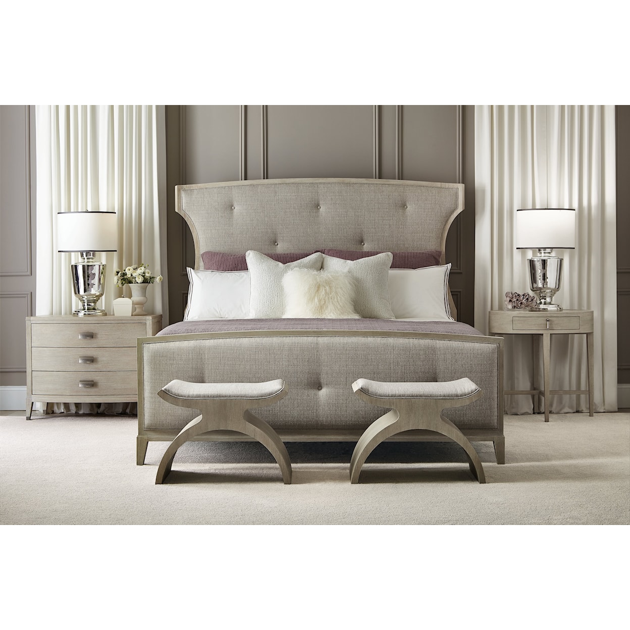 Bernhardt East Hampton Upholstered King Bed