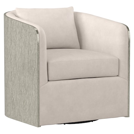 Eliot Leather Swivel Chair