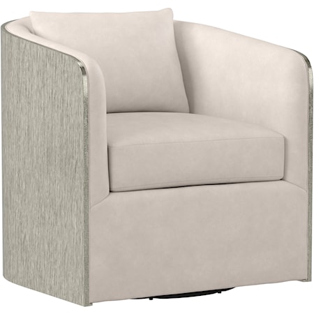 Eliot Leather Swivel Chair