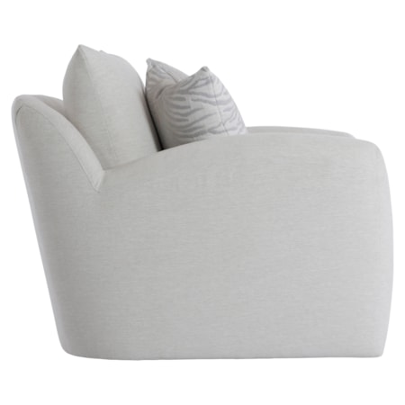 Asher Fabric Swivel Chair