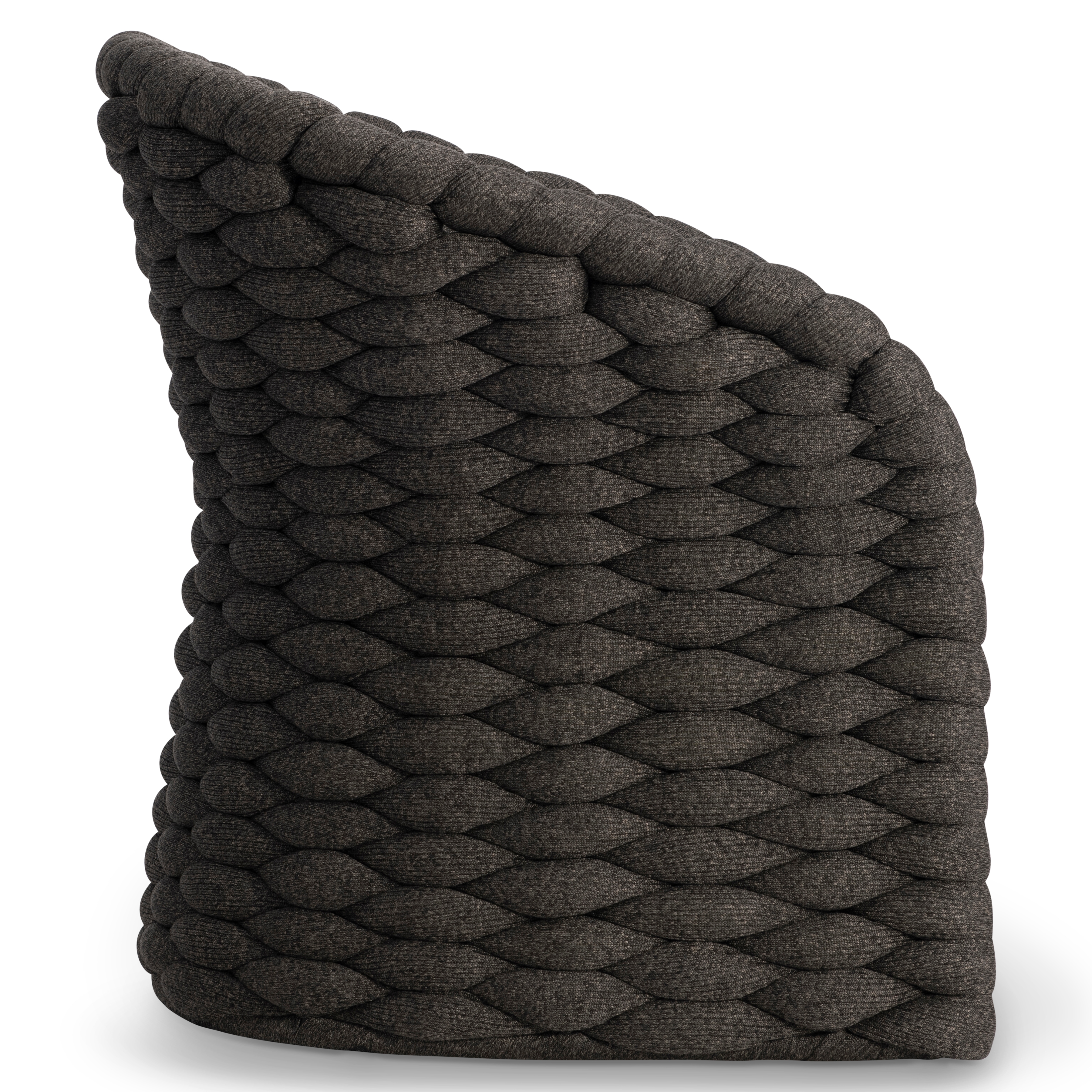 Outdoor Woven Dining Armchair w/Sock Cushion