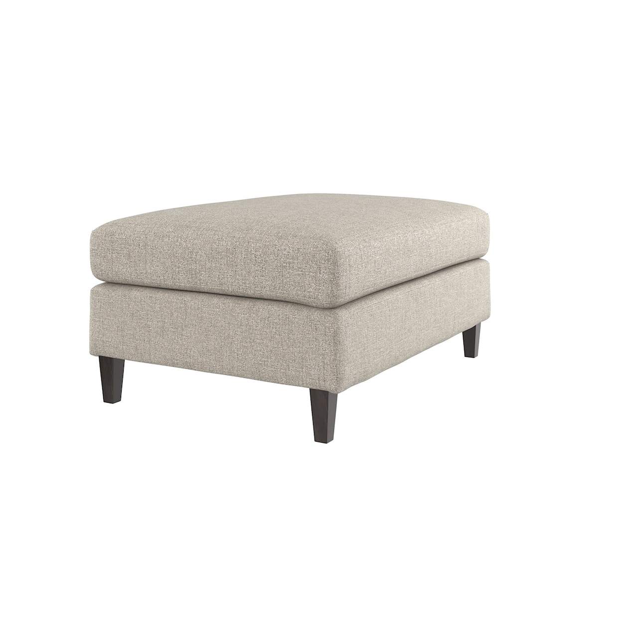 Bernhardt Plush Joli Fabric Ottoman