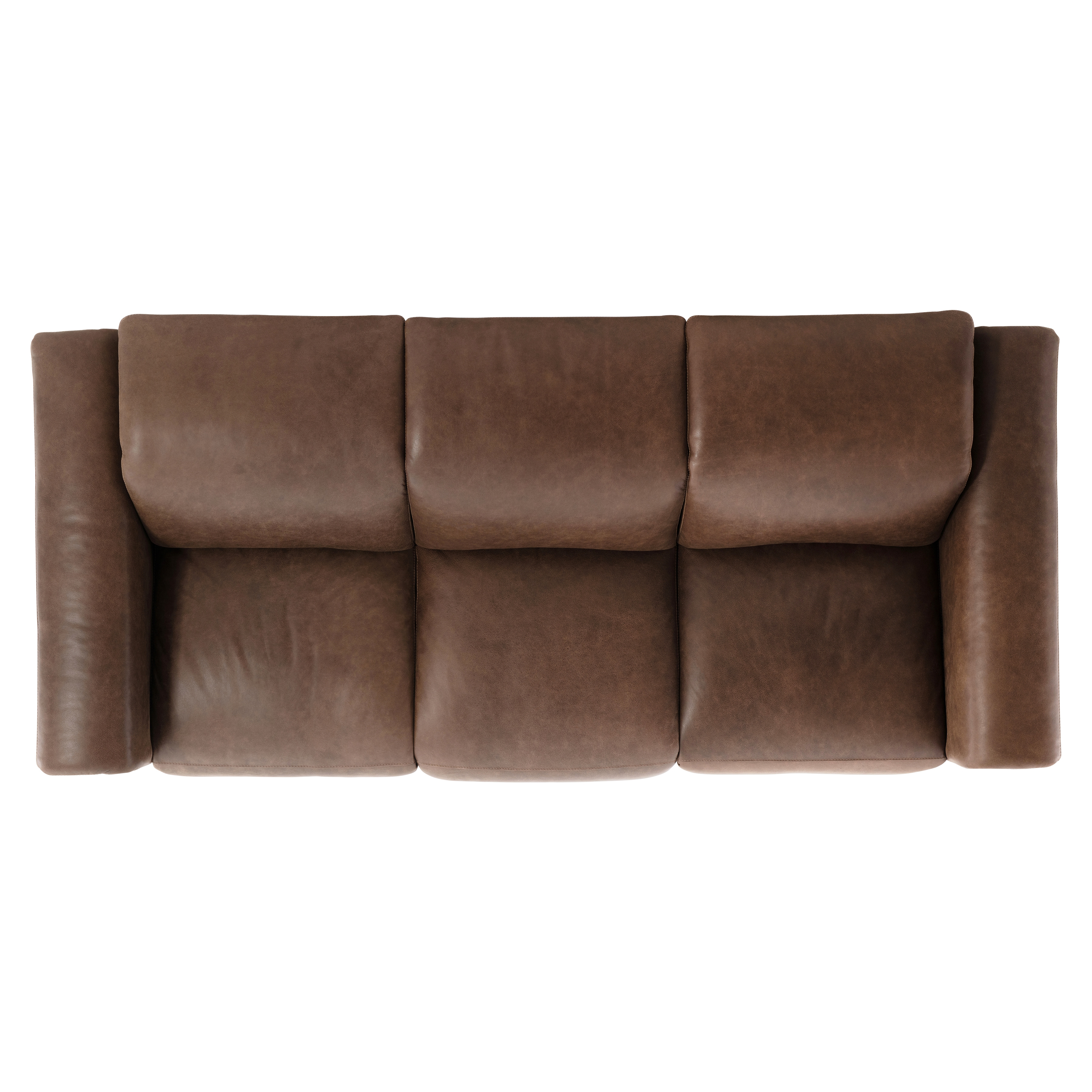 Bernhardt Bernhardt Living Power Reclining Leather Club Sofa