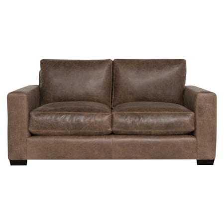 Dawkins Leather Loveseat