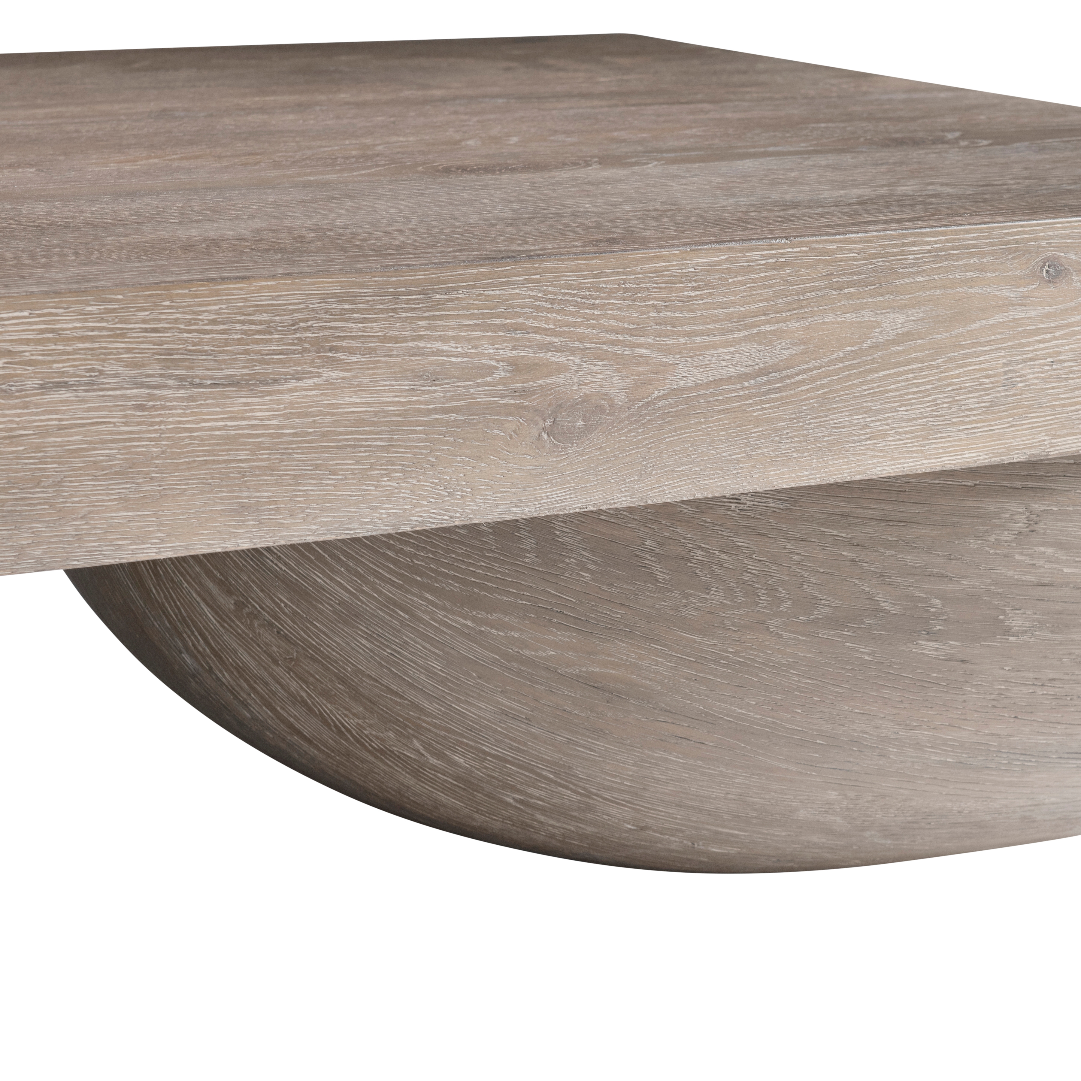 Bernhardt Bernhardt Living 56" Sculptural Wooden Cocktail Table