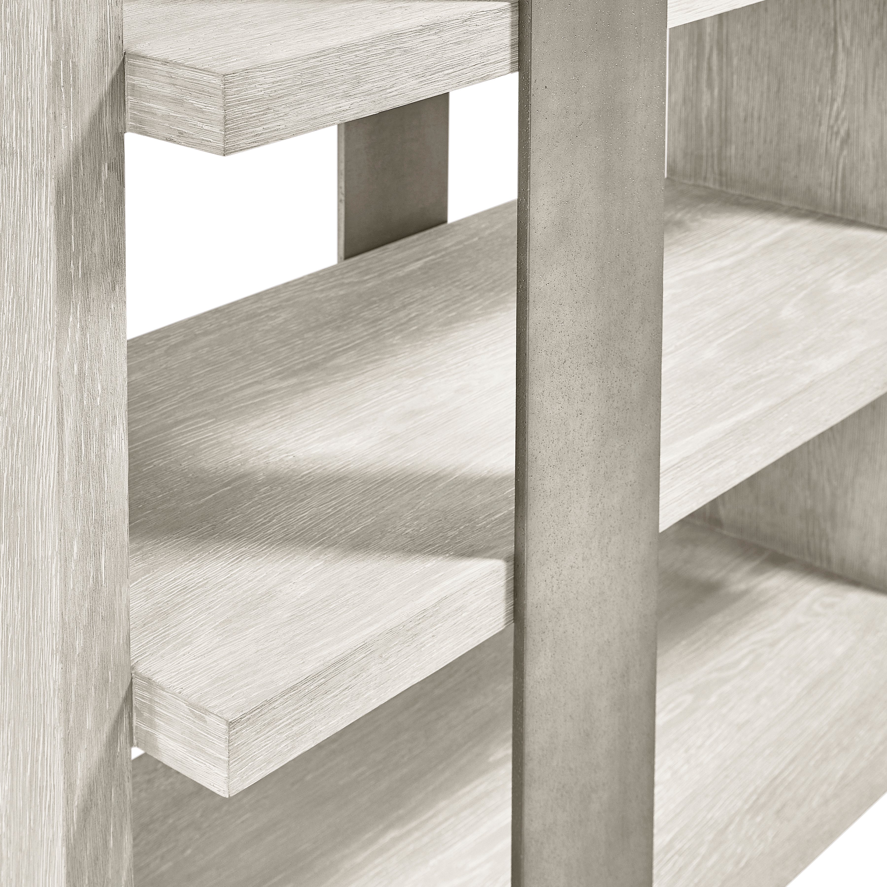 5-Shelf Etagere w/Aluminum Posts