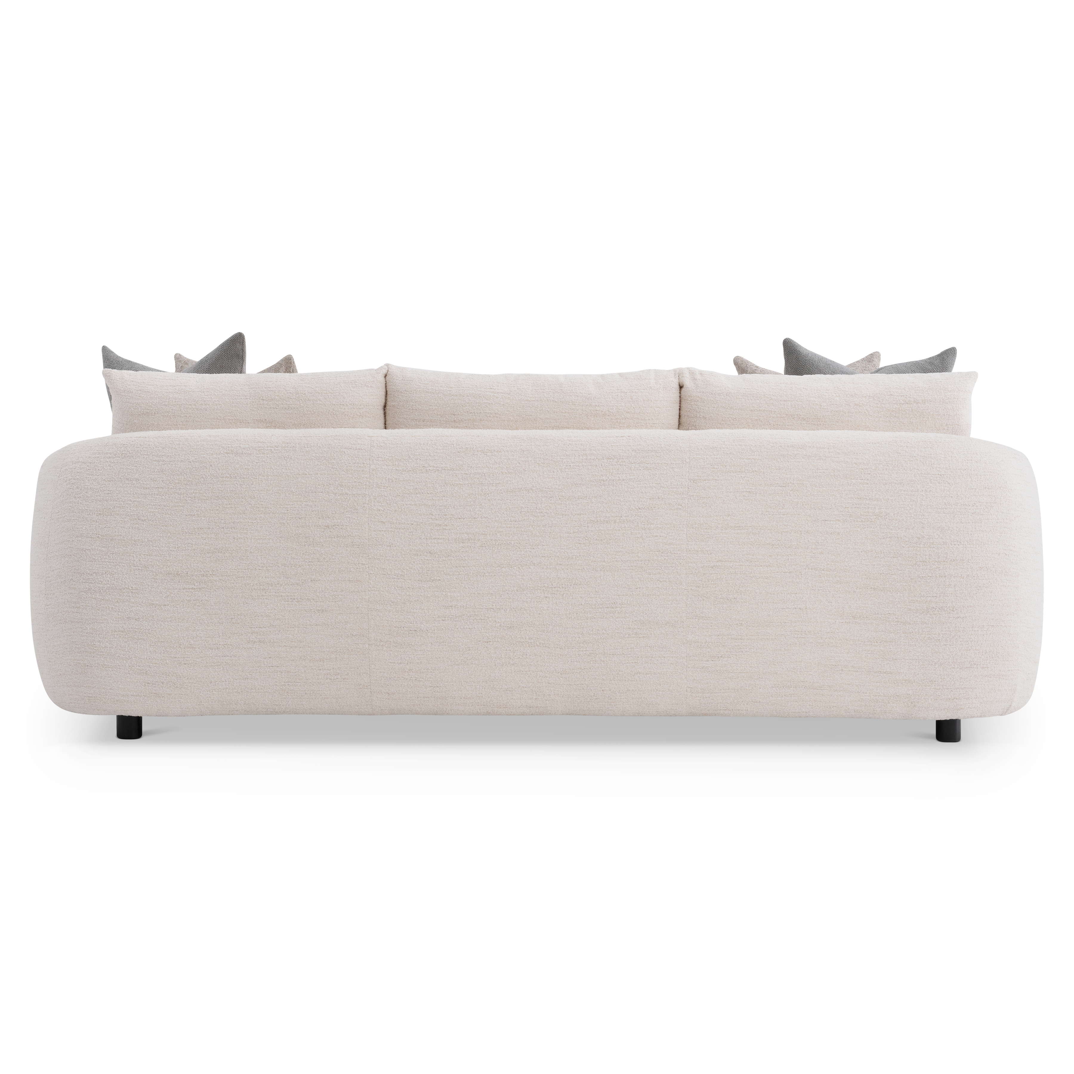 Bernhardt Bernhardt Living Shelter-Arm Fabric Sofa w/Throw Pillows