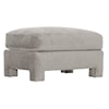 Bernhardt Plush Mily Fabric Bumper Ottoman