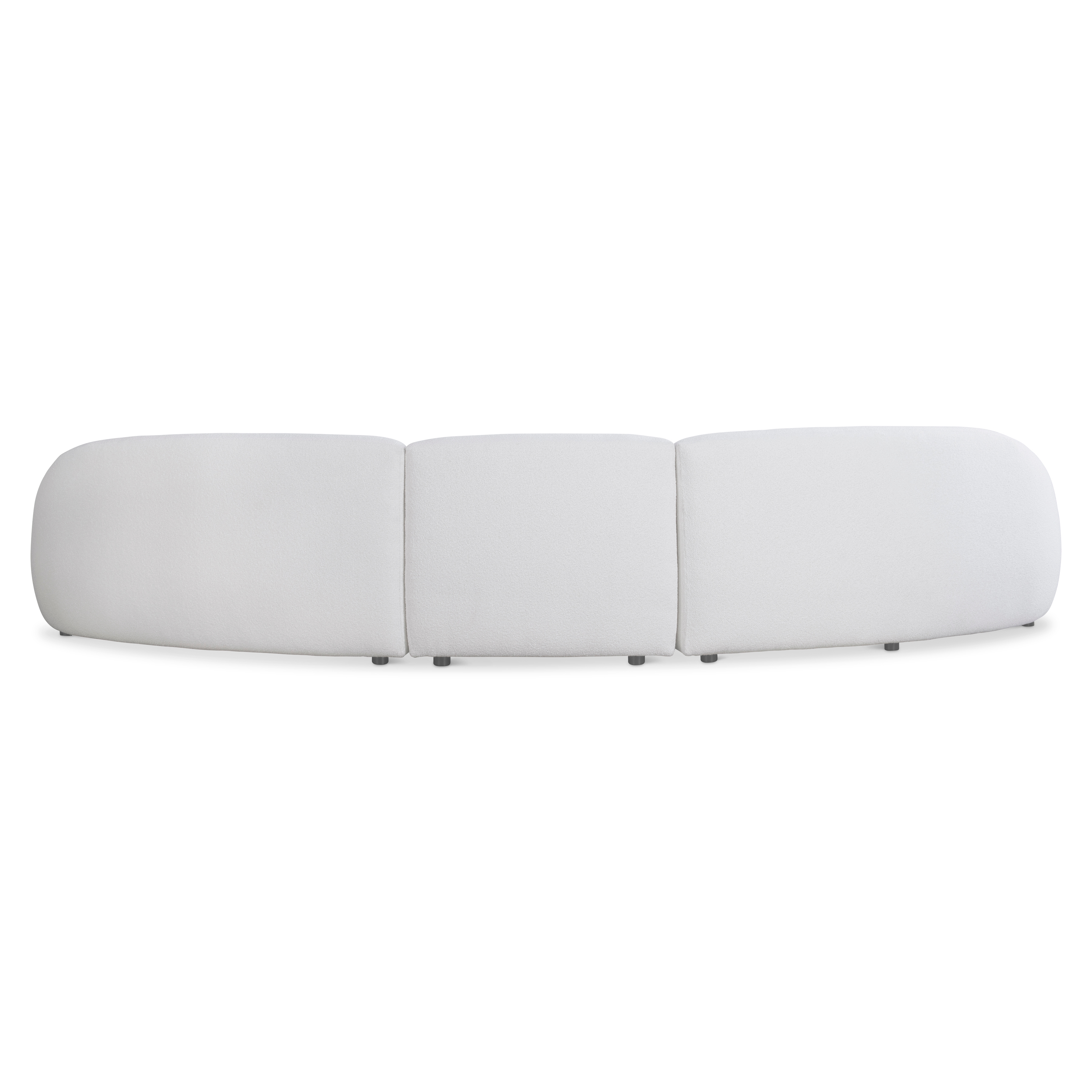 Bernhardt Bernhardt Interiors 3-pc. Crescent Sectional w/Throw Pillows