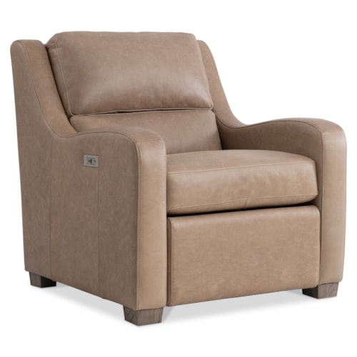 Contemporary Ventura Leather Power Motion Chair