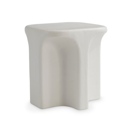 Sculptural Outdoor Side Table