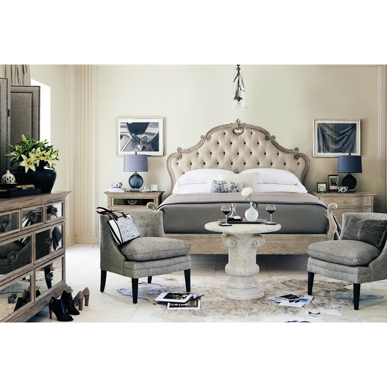 Bernhardt Campania Campania Panel Bed King