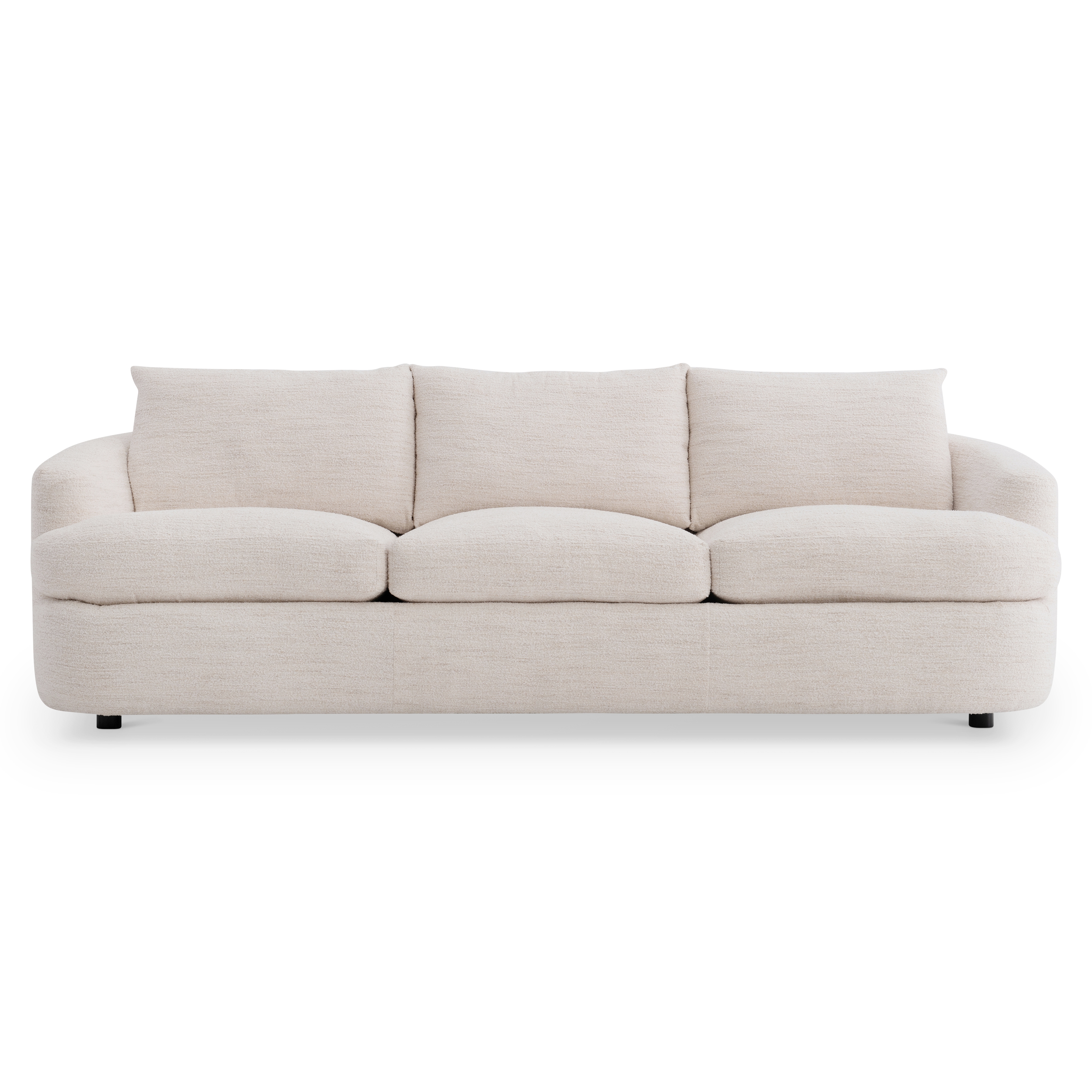 Bernhardt Bernhardt Living Shelter-Arm Fabric Sofa w/Throw Pillows