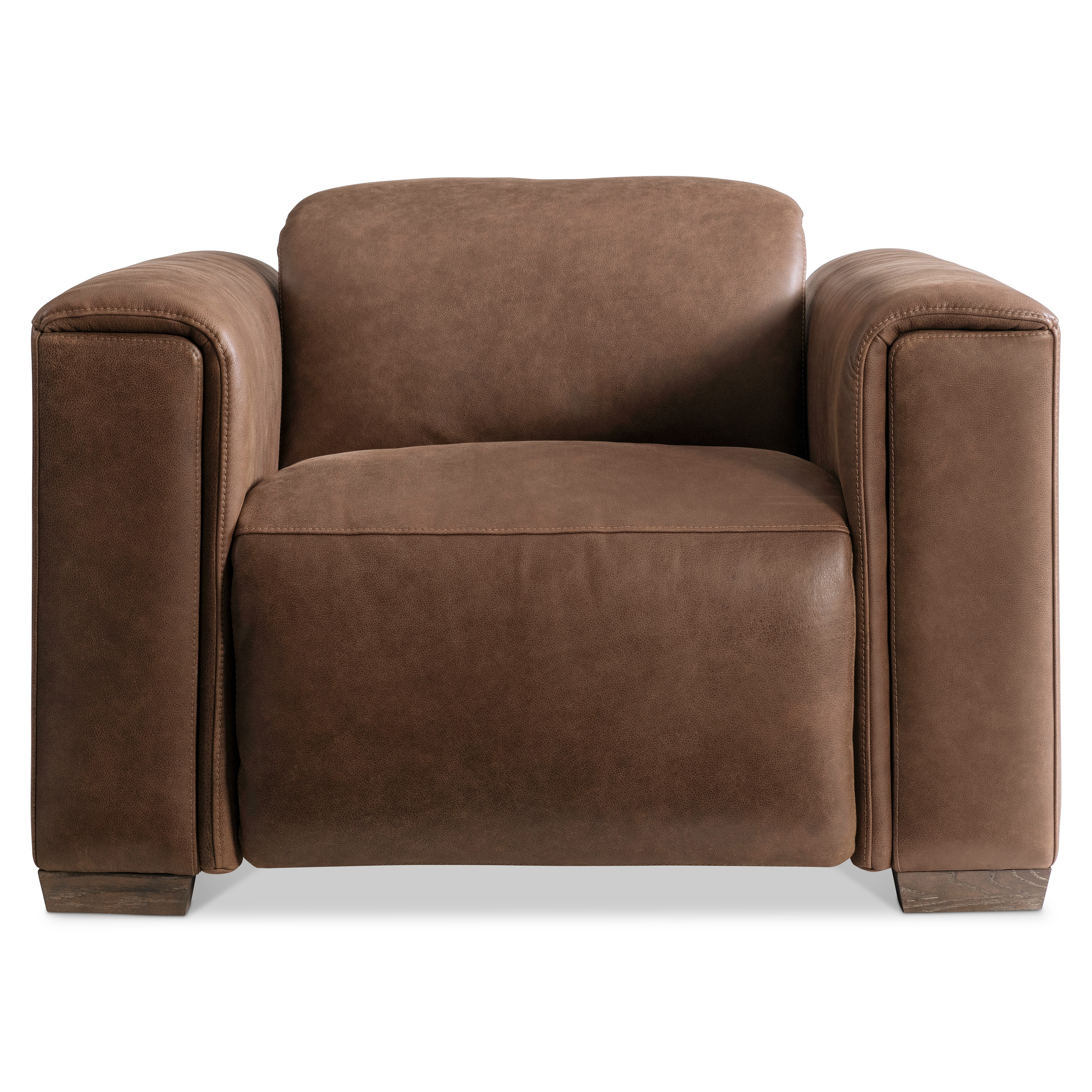 Power Reclining Leather Club Chair
