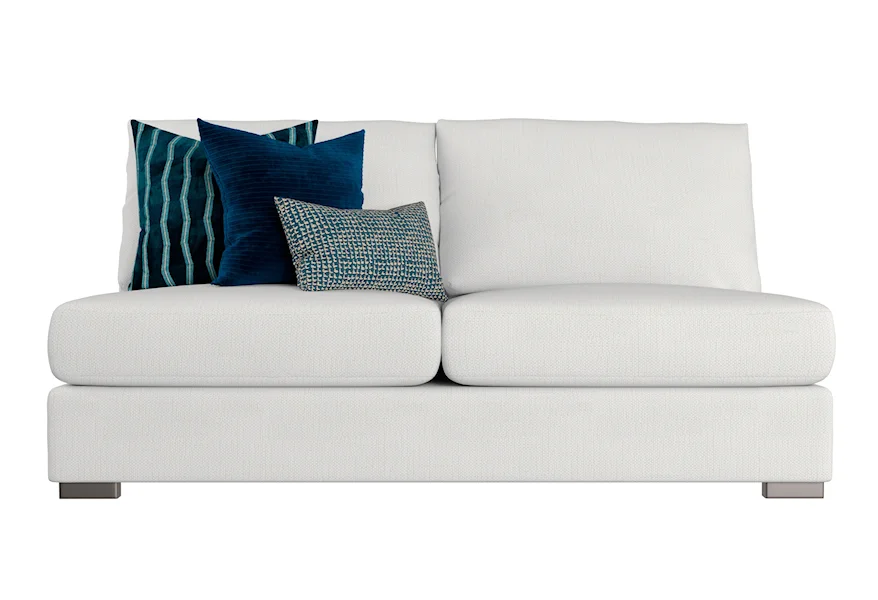 Interiors Helena Fabric Armless Loveseat by Bernhardt at Baer's Furniture