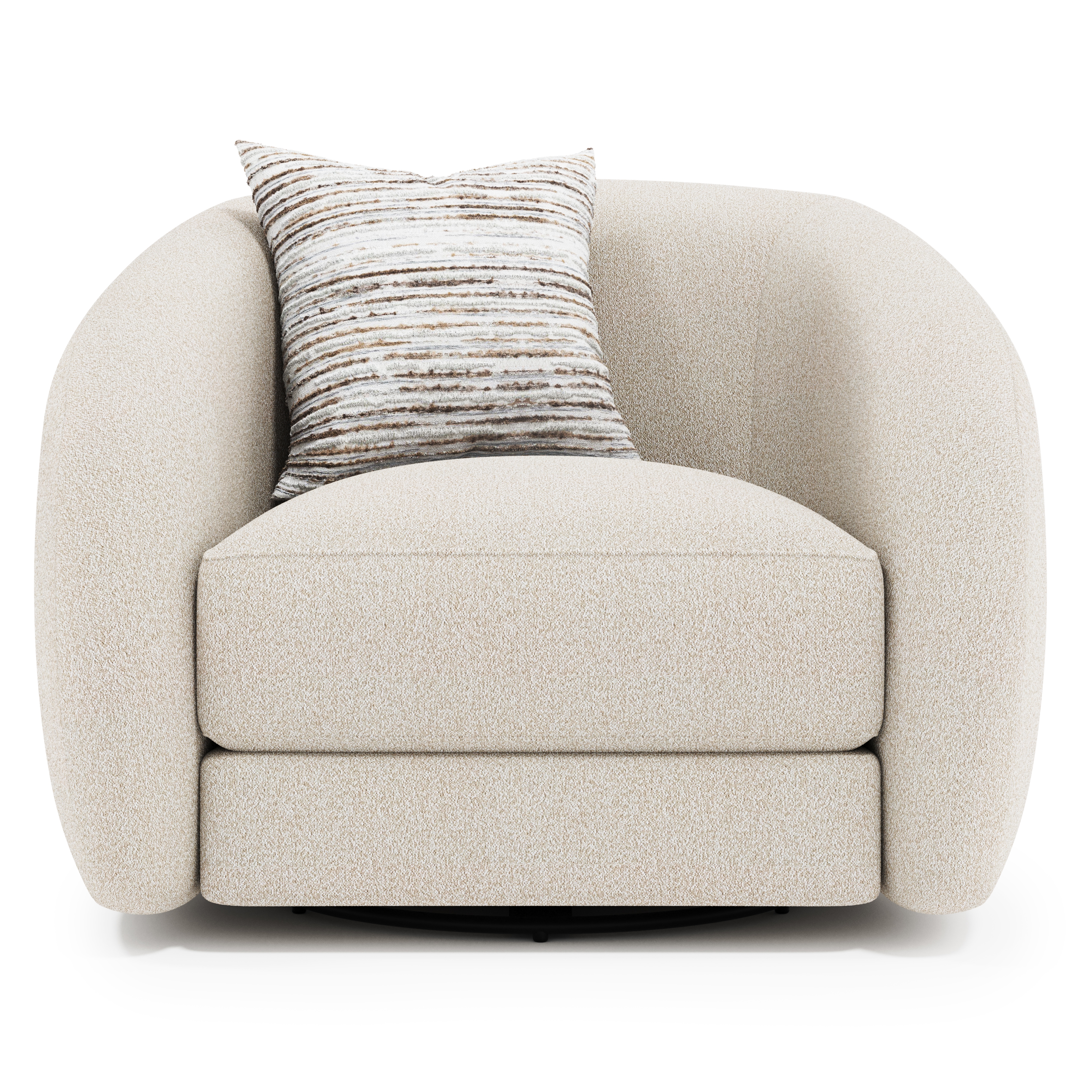 Austen Fabric Swivel Chair